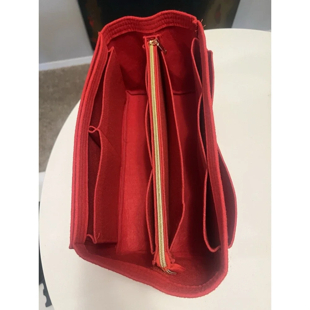 OhMyStyle Bag Organizer Red Zipper Pouch